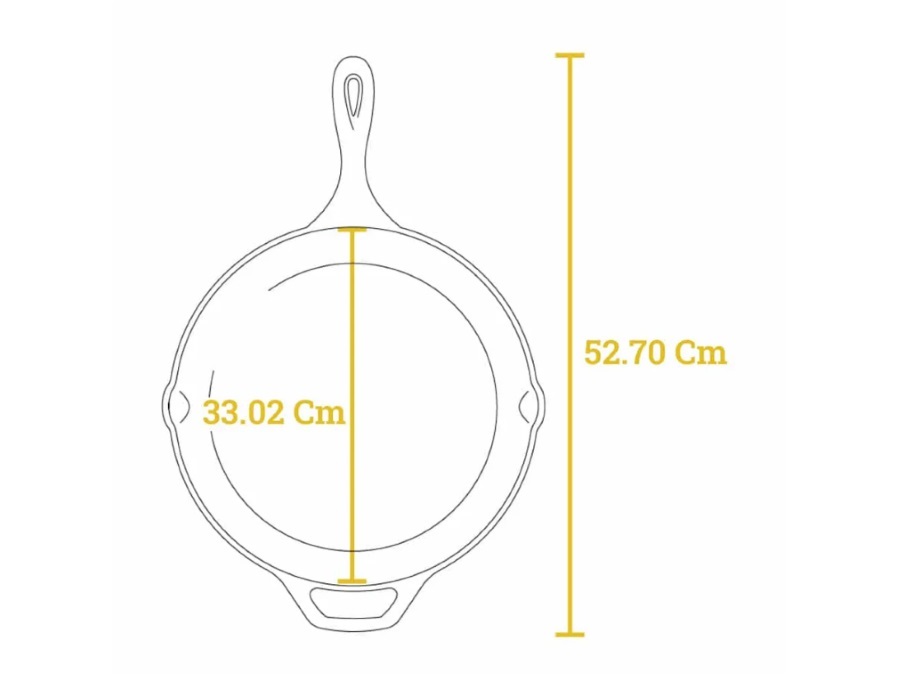 LODGE Padella tonda, 33 cm