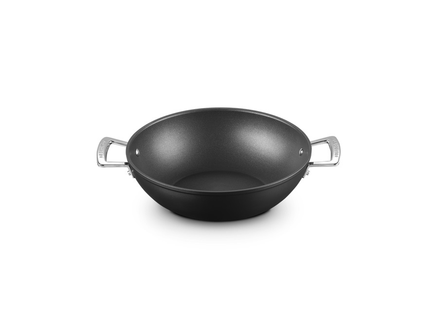 LE CREUSET Padella Wok in alluminio antiaderente, Ø28 cm