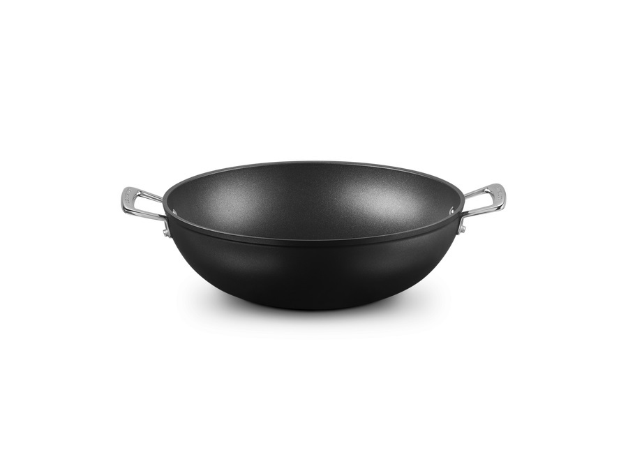 LE CREUSET Padella Wok in alluminio antiaderente, Ø32 cm