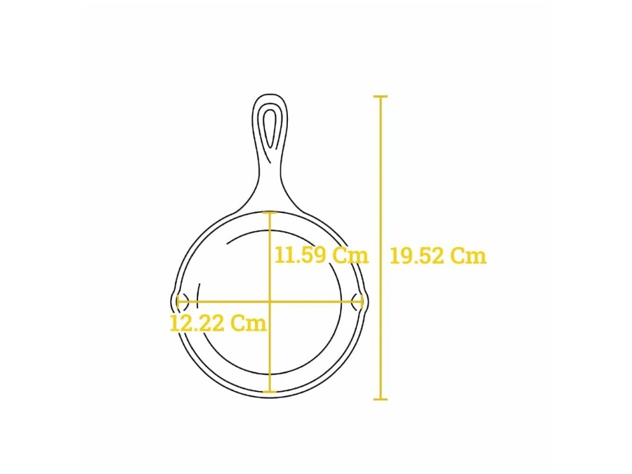 LODGE Padellino A Servire Tondo, 12,7 cm