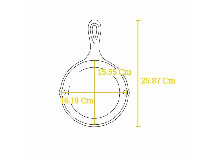 LODGE Padellino A Servire Tondo, 16,5 cm