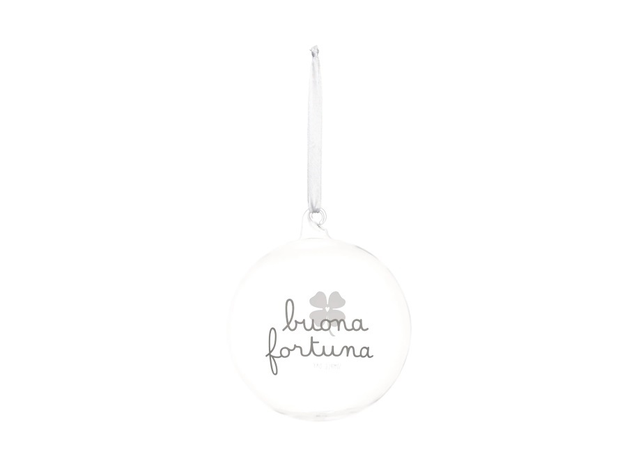 SIMPLE DAY LIVING & LIFESTYLE Pallina in vetro buona fortuna, Ø12 cm