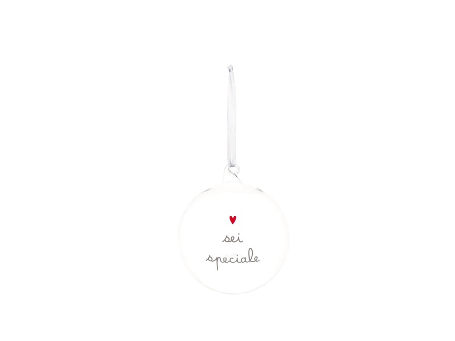 SIMPLE DAY LIVING & LIFESTYLE Pallina in vetro sei speciale, Ø12 cm