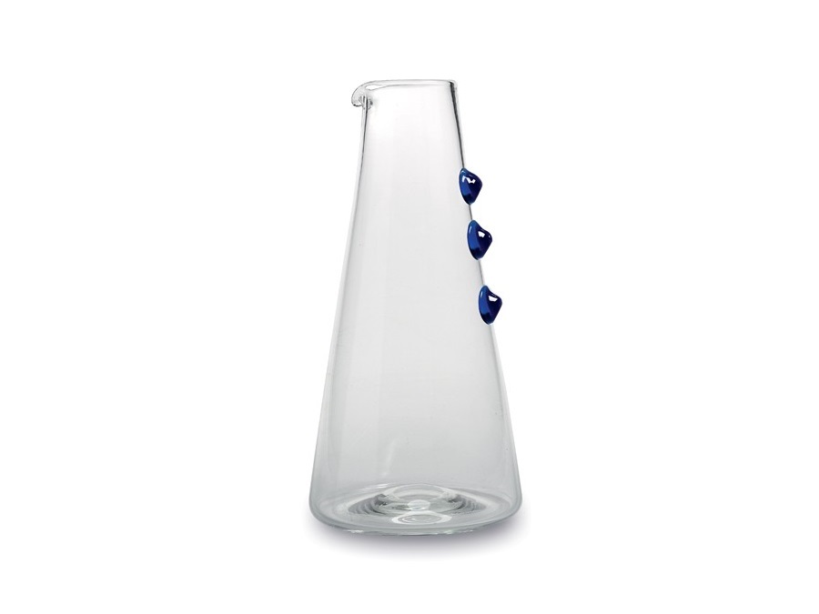 ZAFFERANO S.R.L. Petoni, caraffa mixer trasparente/blu 125 cl