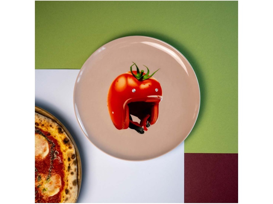 WD LIFESTYLE Piatto pizza casco, Ø30,5 cm