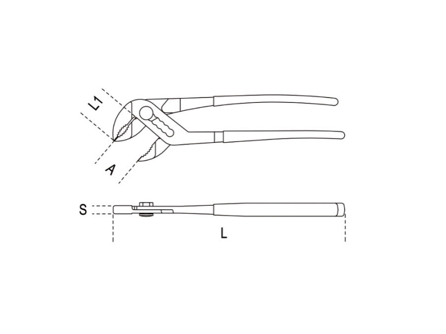 BETA UTENSILI PINZE POLIGRIP, REGOLABILI A CERNIERA CHIUSA - ART. 1048N