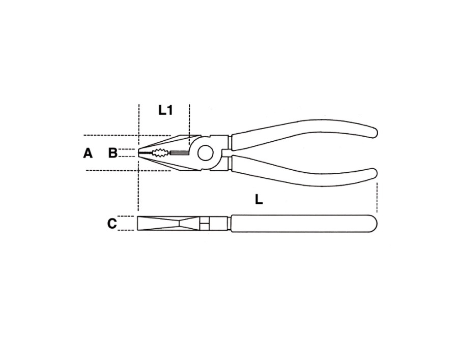 BETA UTENSILI PINZE UNIVERSALI CROMATE - ART. 1150MQ