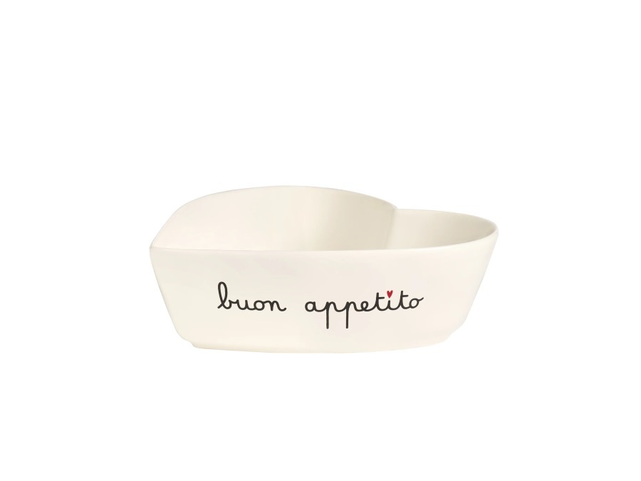 SIMPLE DAY LIVING & LIFESTYLE Pirofila a cuore Buon appetito - 24x22.5x7 cm