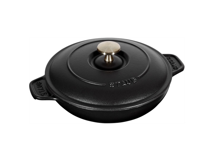 STAUB PIROFILA CON COPERCHIO ROTONDA - Ø20 cm, NERO