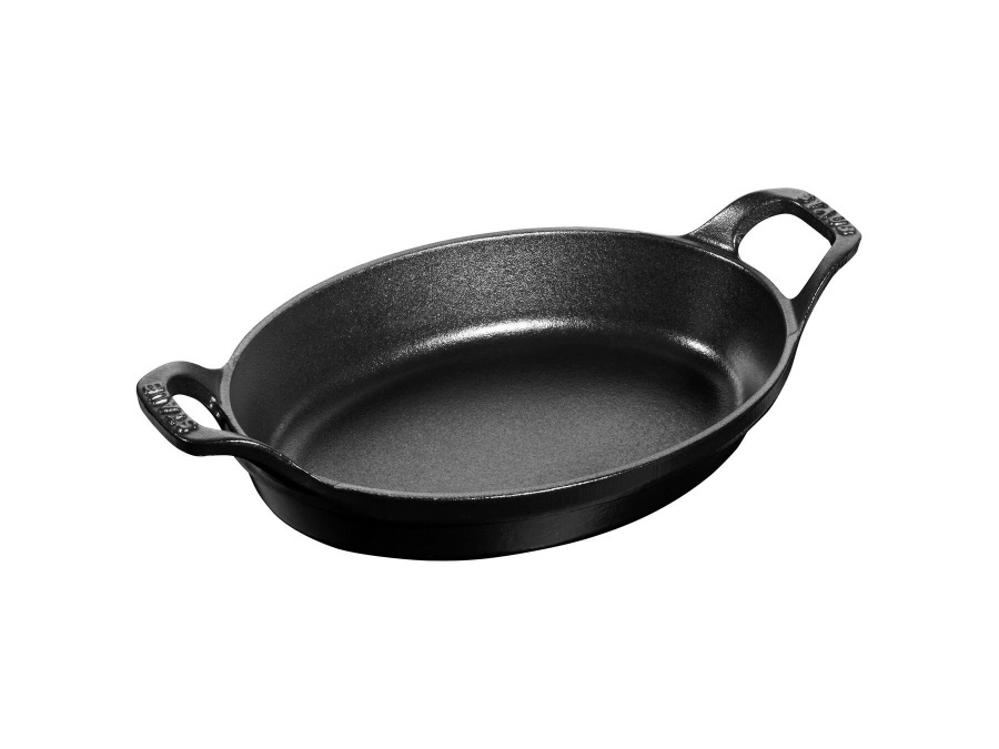 STAUB PIROFILA OVALE - 21 CM X 15 CM, NERA