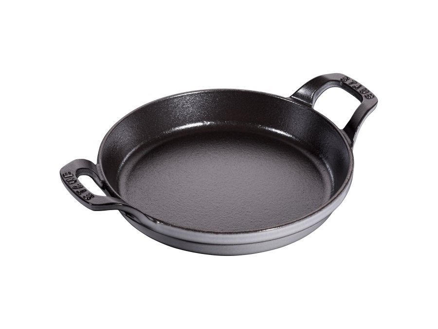 STAUB PIROFILA ROTONDA - 27 CM X 20 CM, COLORE GRIGIO GRAFITE