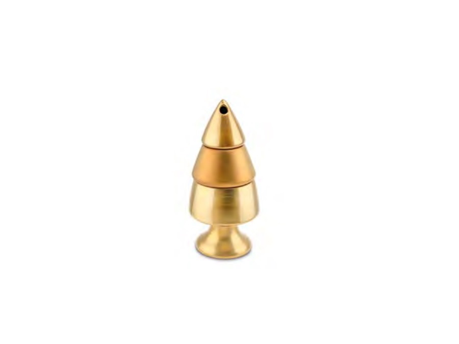 RITUALI DOMESTICI Piudiunpino, candela diffusore oro s