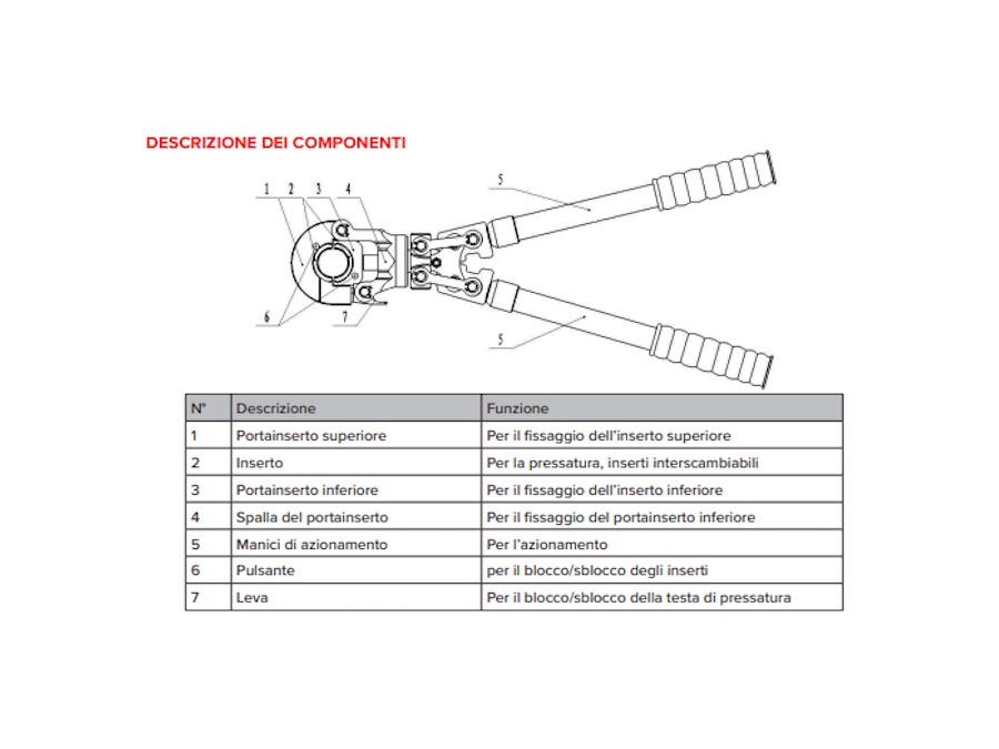 FERRARI GROUP SRL PRESSATRICE MANUALE JT-1632