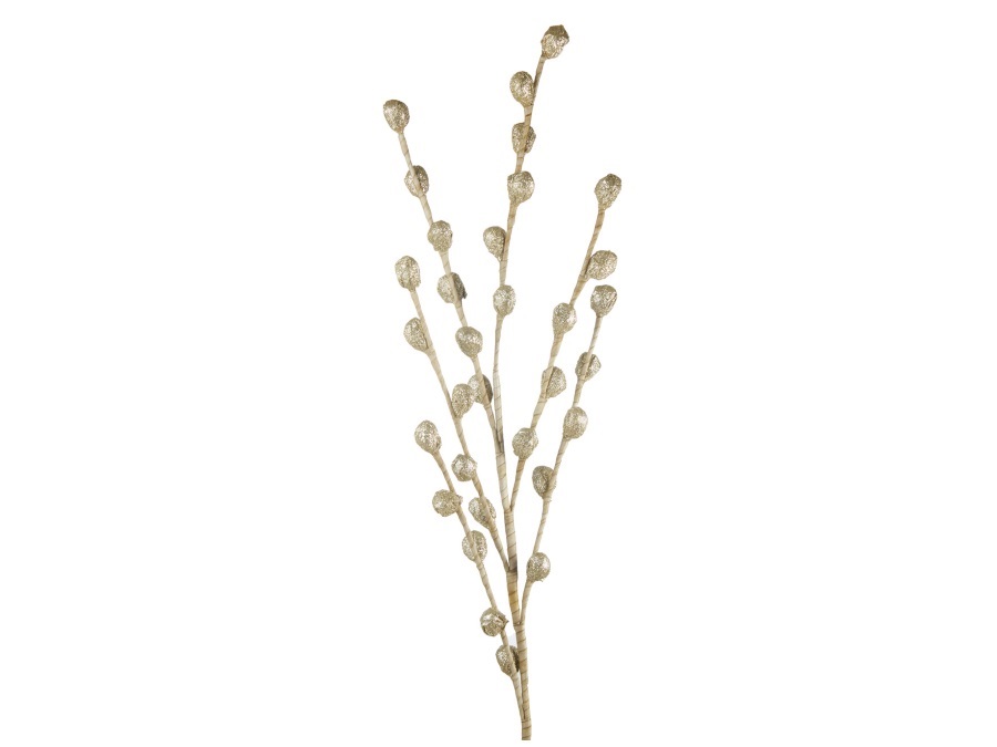 L'OCA NERA Preziosi petali oro, fiore 85h cm