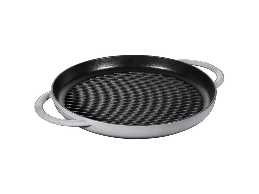 STAUB Pure grill grigio grafite, ø 30 cm