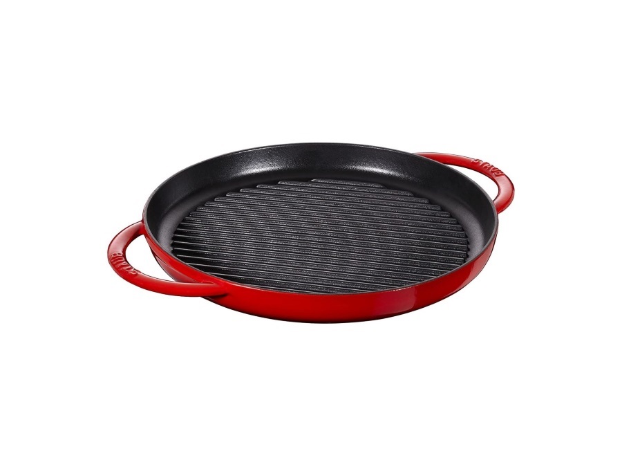 STAUB Pure grill rosso ciliegia, Ø 30 cm