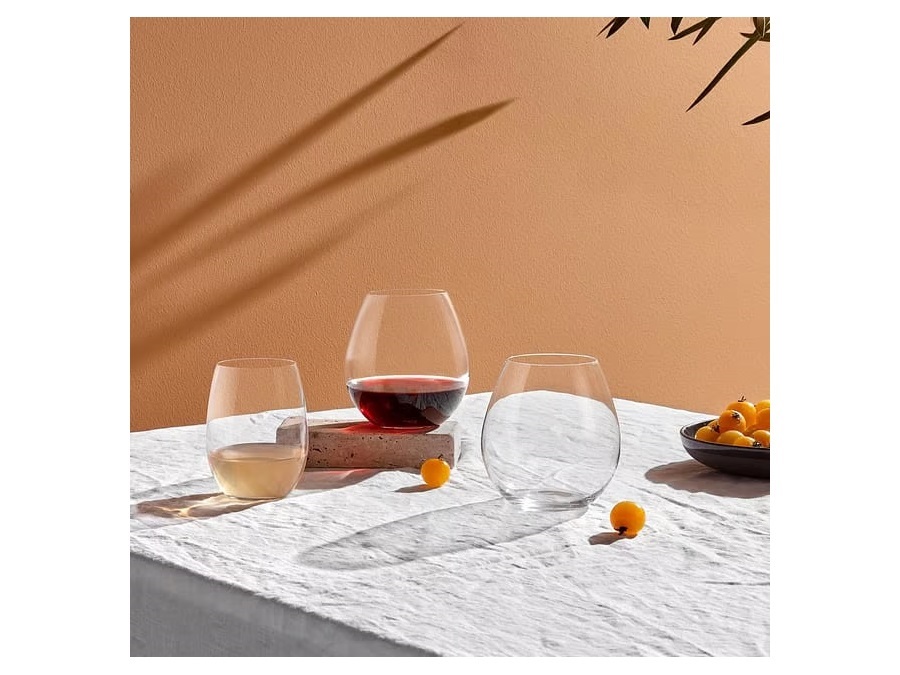 NUDE GLASS Pure, set 4 bicchieri Bianco 390 cc