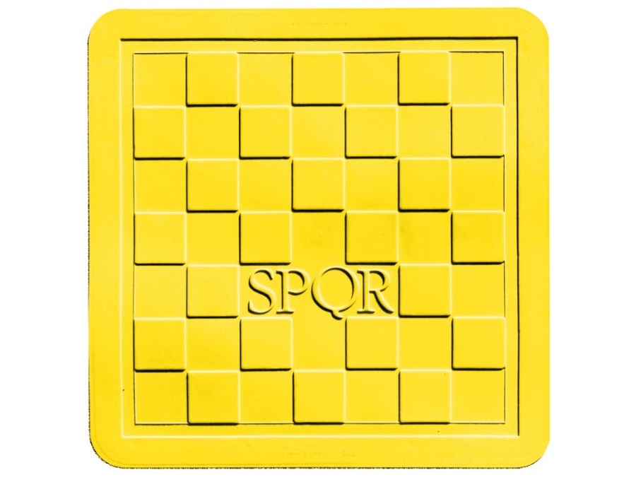 MEPRA S.P.A. Roma, tappetino multiuso street cover giallo 45x45 cm