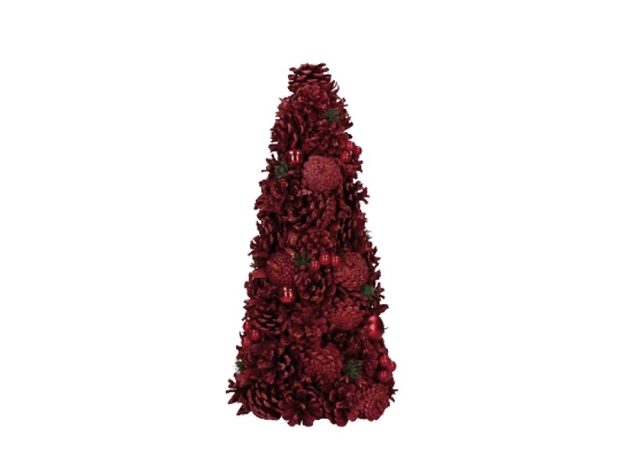 RITUALI DOMESTICI Rossissimo, cono l rosso/glitter 20xh45 cm