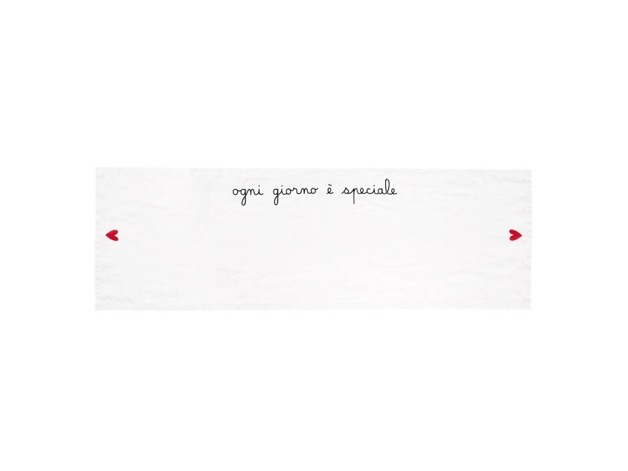 SIMPLE DAY LIVING & LIFESTYLE Runner Ogni giorno è speciale 50x160 cm