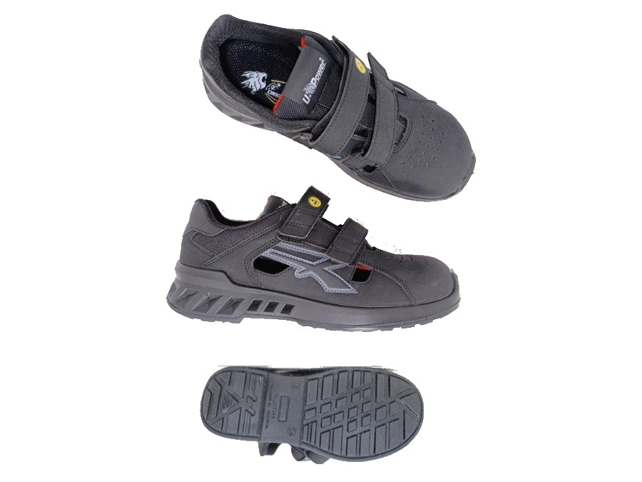UPOWER Sandalo Gary S1P SRC ESD, nero - MISURA 45
