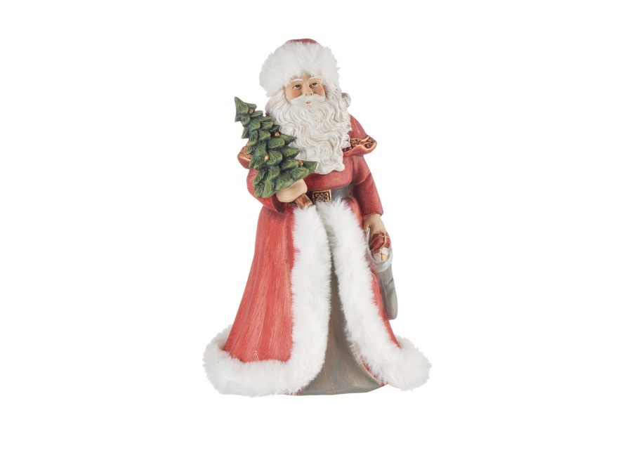 L'OCA NERA Santa Claus Charme, Babbo Natale piccolo 12x11,5x21h cm