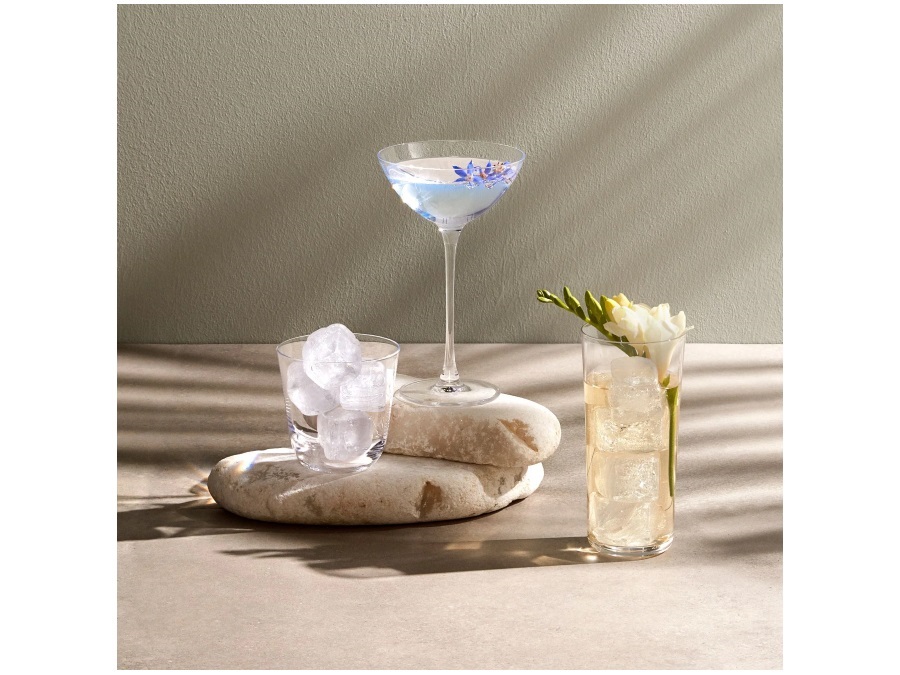 NUDE GLASS Savage, set 4 bicchieri acqua 260 cc