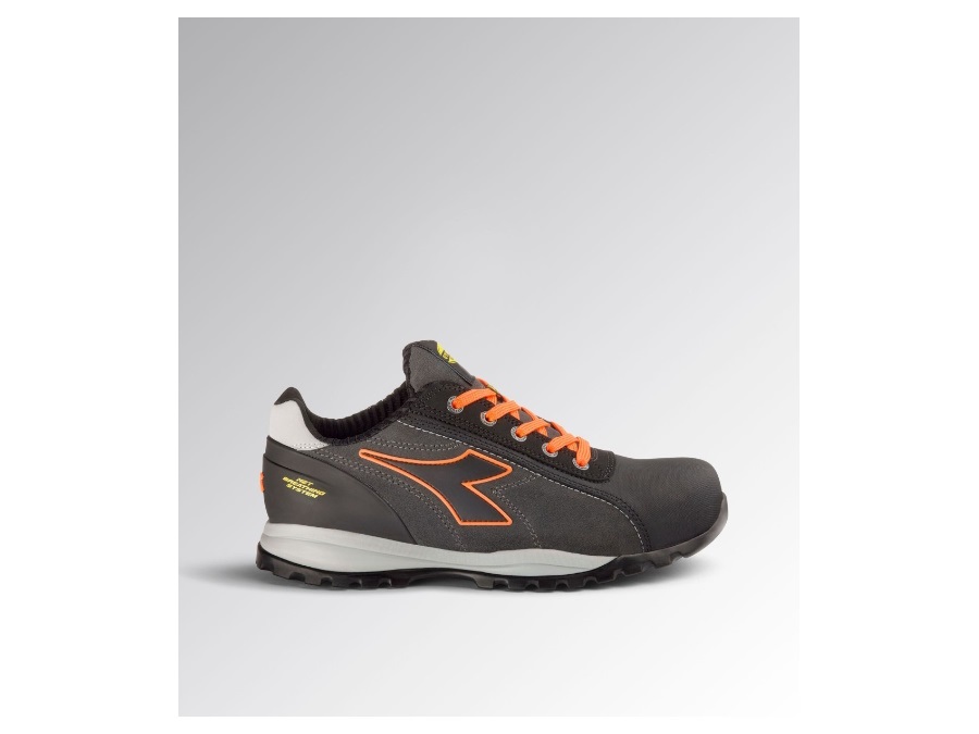 DIADORA Scarpa net low pro grigio/arancio fluo