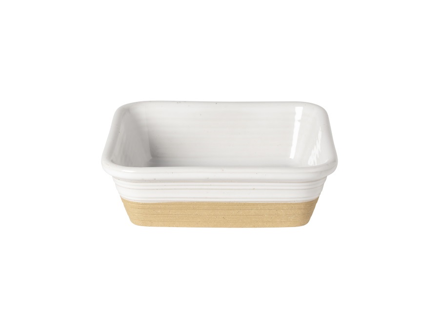 CASAFINA Scotia white, square baker, 24,3x24,3x7,3h cm