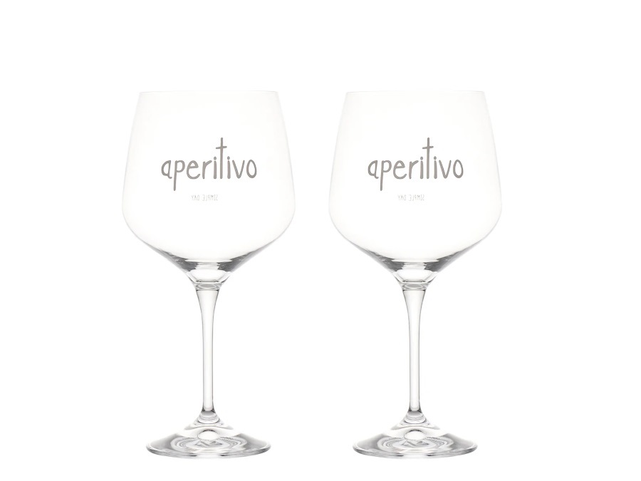 SIMPLE DAY LIVING & LIFESTYLE Set 2 calici cocktail Aperitivo, 82cl