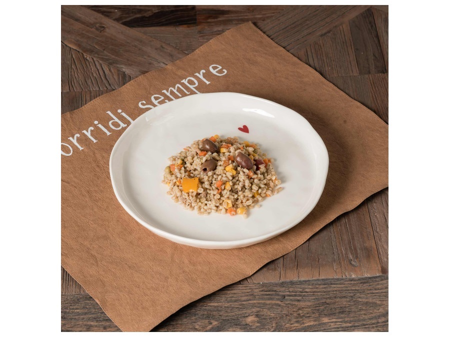 SIMPLE DAY LIVING & LIFESTYLE Set 2 Piatti piani decoro Cuore, Ø 27 cm