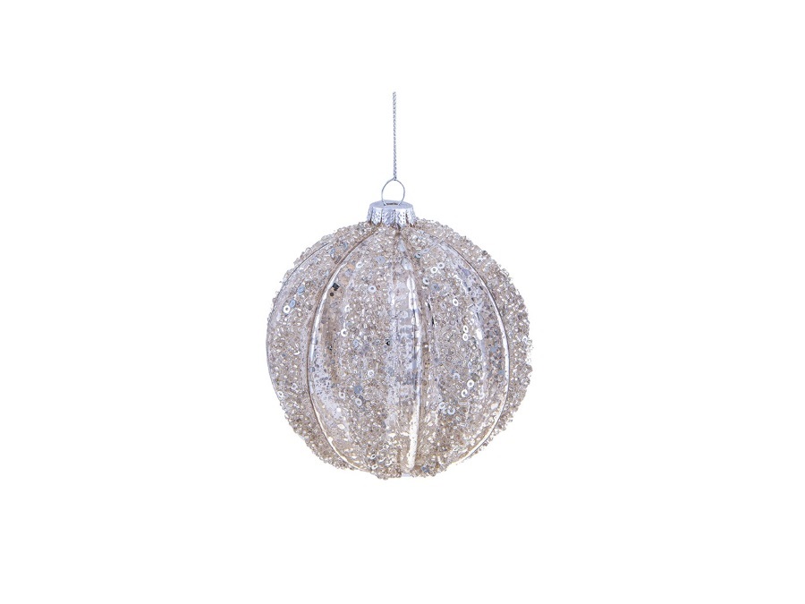 Brandani gift group s.a.s. sfera con paillettes, ø 8 cm