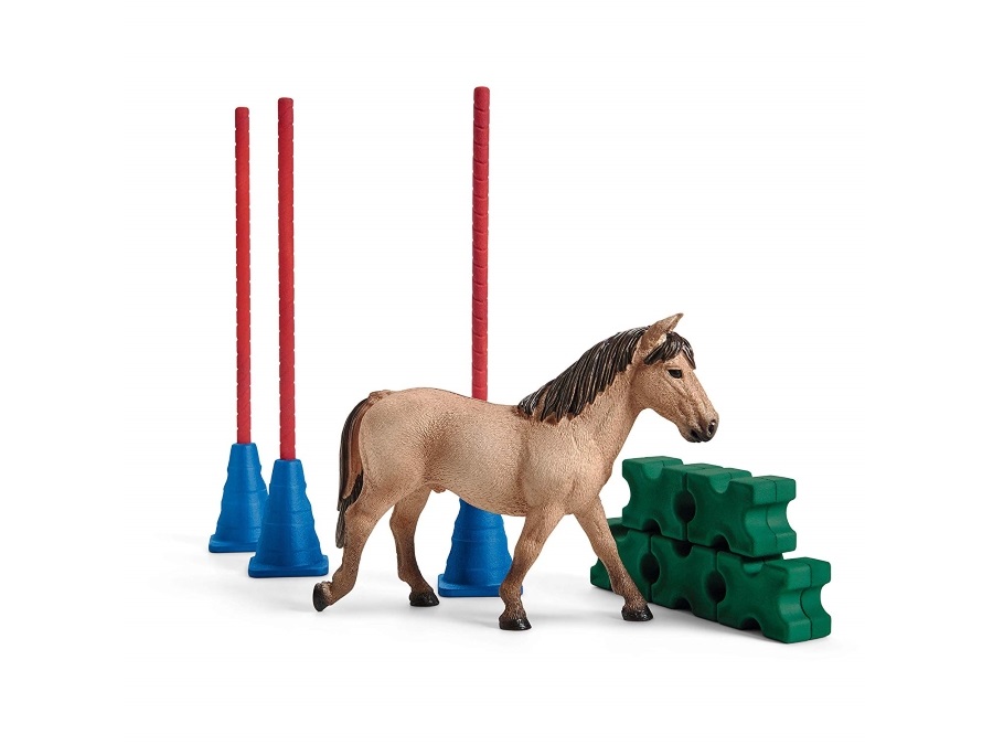 SCHLEICH Slalom per pony