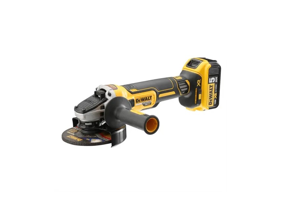 DEWALT SMERIGLIATRICE 125MM XR LITIO 18V 5.0AH BRUSHLESS