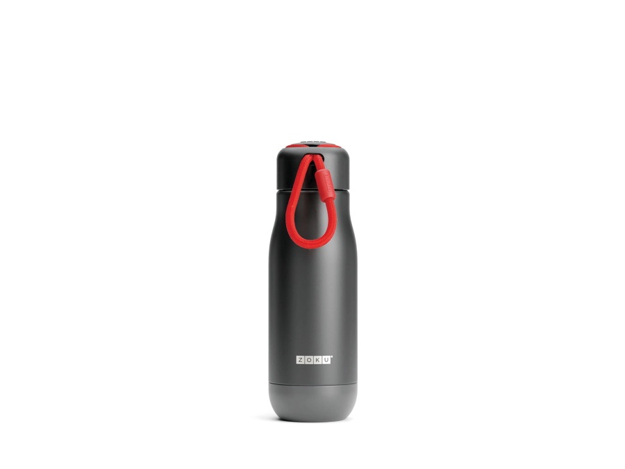 ZOKU Stainless steel, bottiglia termica in acciaio 350 ml - nero