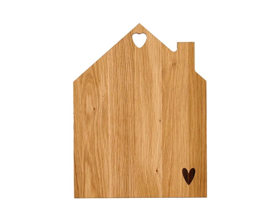 SIMPLE DAY LIVING & LIFESTYLE Tagliere casa decoro Cuore 23x30 cm