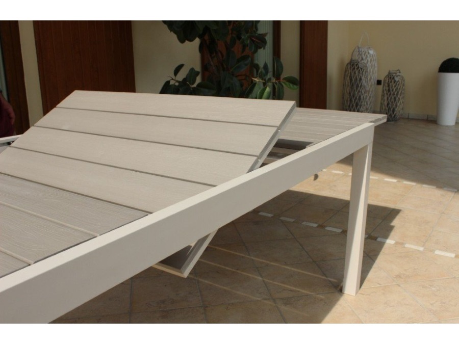 MAGAZZINI COSMA S.P.A. Tavolo da giardino Pental allungabile, tortora,180/240x100x73 cm