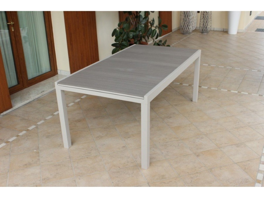 MAGAZZINI COSMA S.P.A. Tavolo da giardino Pental allungabile, tortora,180/240x100x73 cm