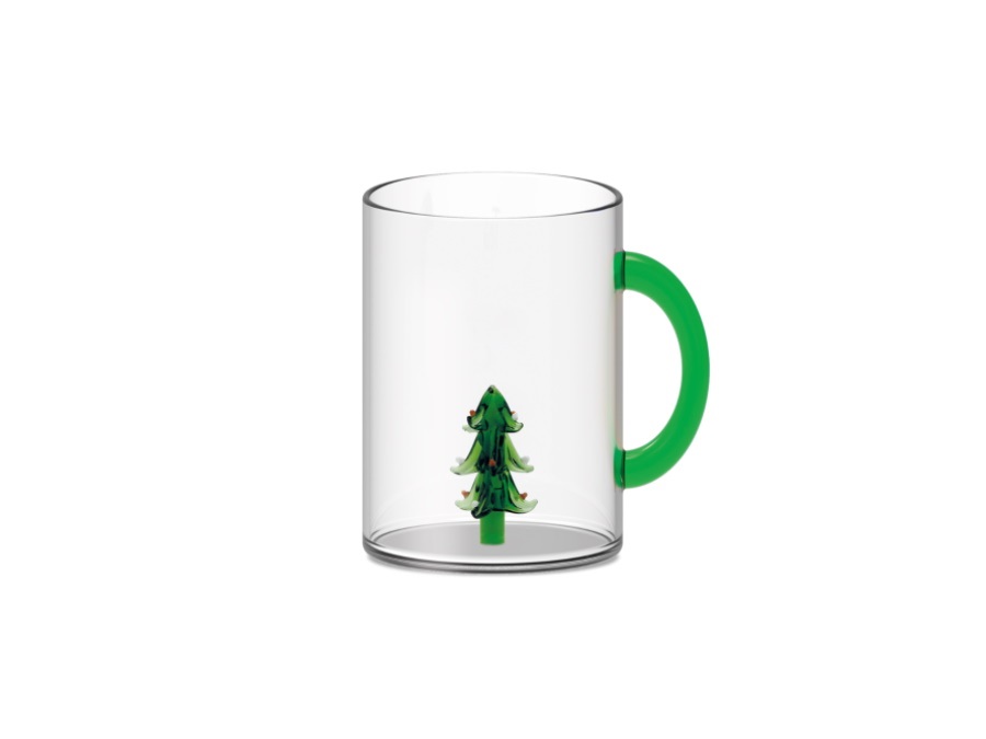 WD LIFESTYLE Tazza in vetro albero, 420 ml