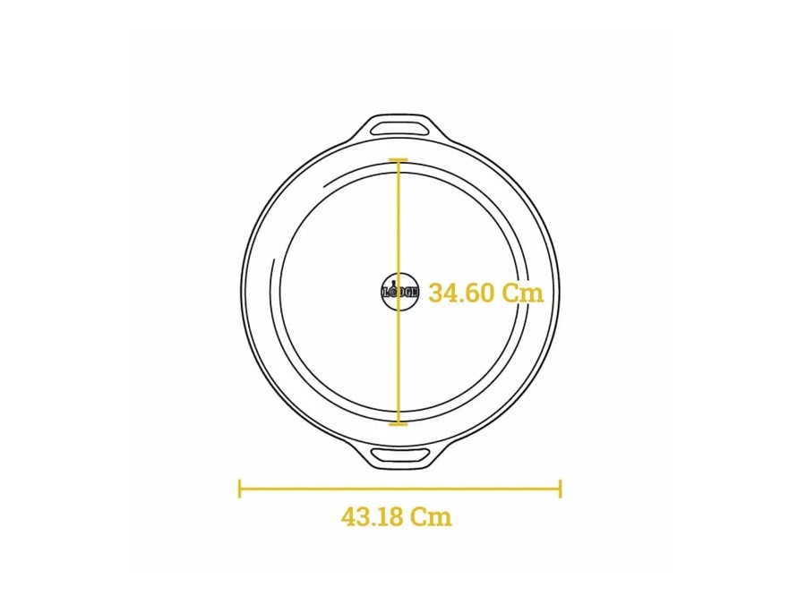 LODGE Tegame tondo, 43 cm