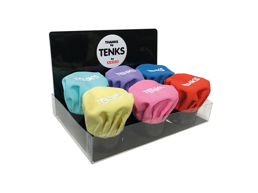 Temperamatite Tenks 3 fori serbatoio in stoffa 6 colori classici