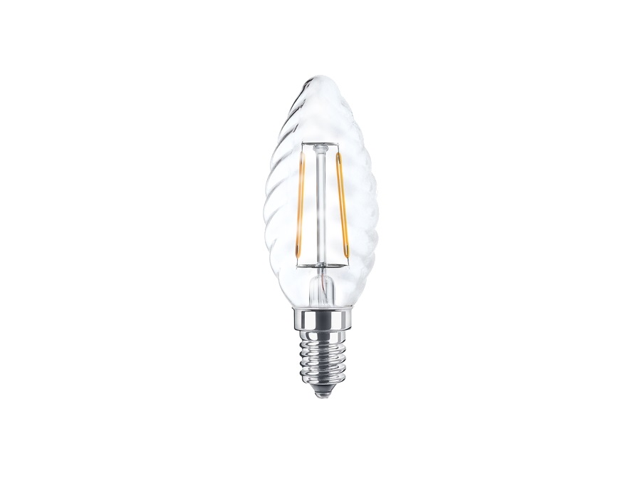 NOVA LINE Tortiglione a led a filamento E14 - 4W - 4000K - 470lm