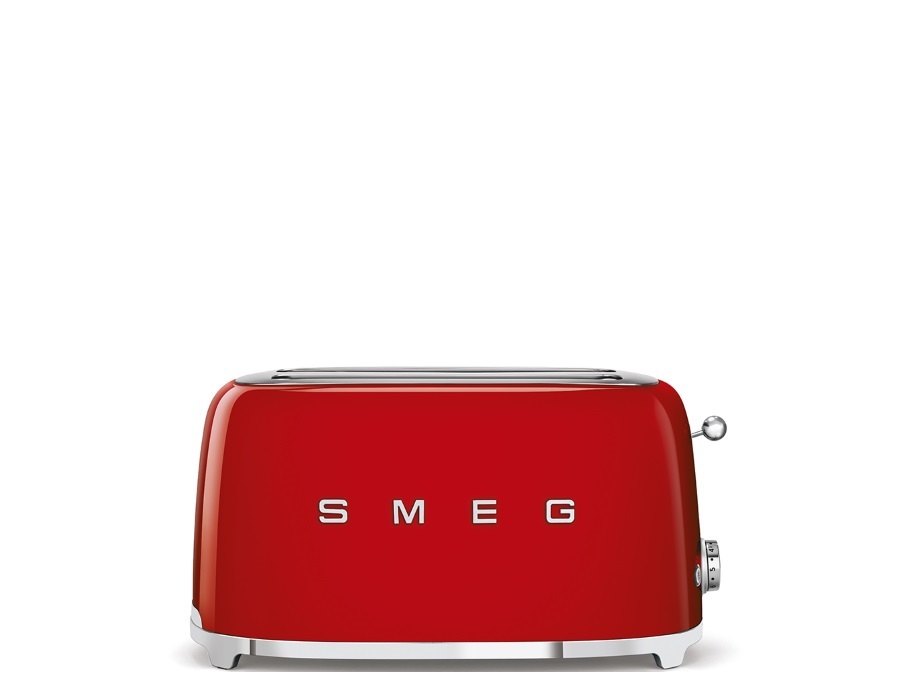 SMEG TOSTAPANE TOASTER 4 FETTE ROSSO ANNI '50 SMEG