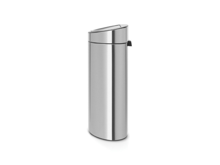 BRABANTIA TOUCH BIN NEW RECYCLE pattumiera 23 + 10 litri - Matt Steel