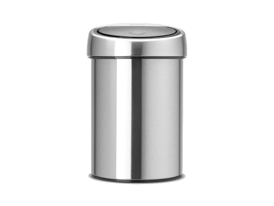 BRABANTIA TOUCH BIN pattumiera 3 litri - Matt Steel