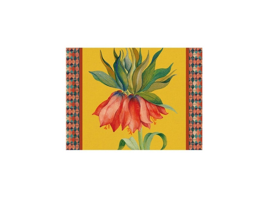 L'OCA NERA Tovaglietta rigida gialla 39x29,5 cm - Fritillaria