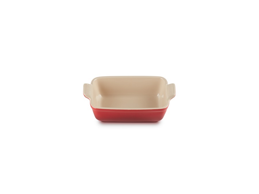 LE CREUSET Tradition, Pirofila rettangolare 19 cm in gres vetrificato - ciliegia