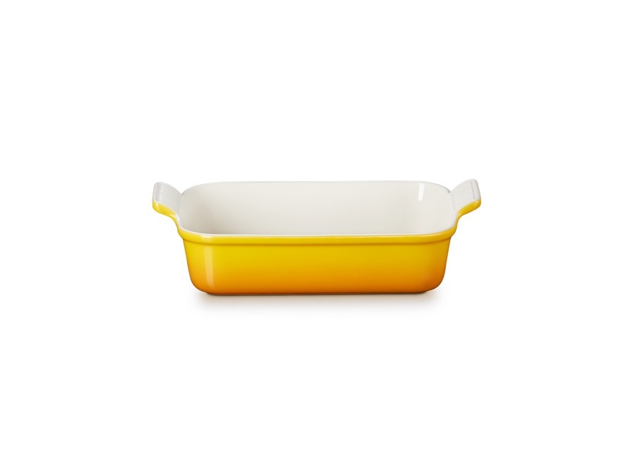 LE CREUSET Tradition, Pirofila rettangolare 26 cm in gres vetrificato - nectar