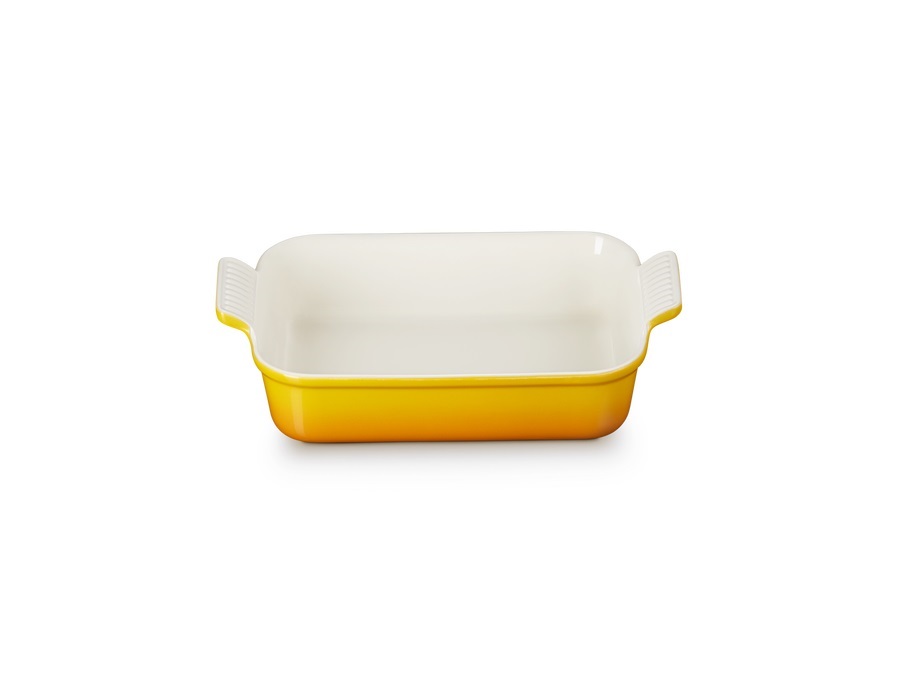 LE CREUSET Tradition, Pirofila rettangolare 26 cm in gres vetrificato - nectar