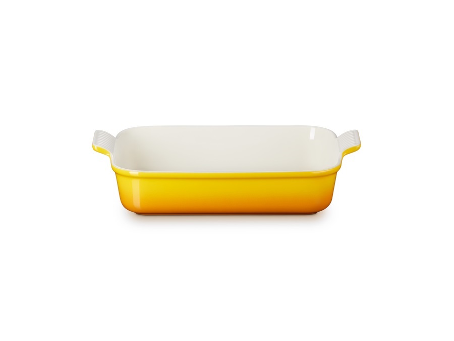 LE CREUSET Tradition, Pirofila rettangolare 32 cm in gres vetrificato - nectar